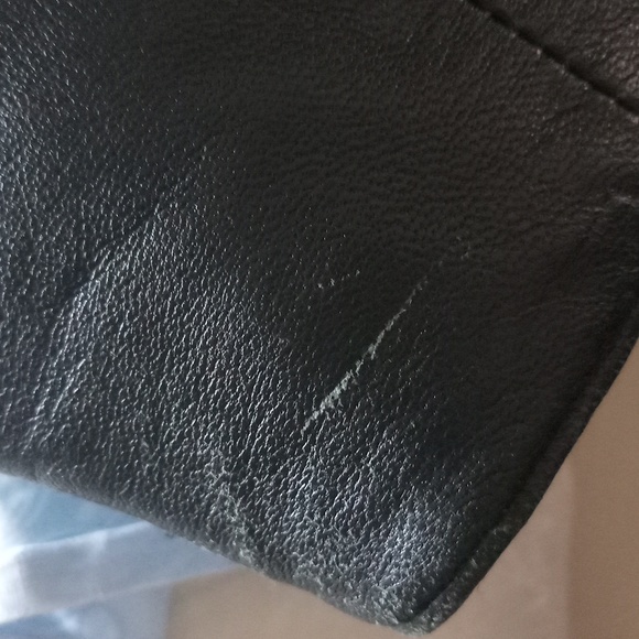 Black leather skirt - Picture 6 of 7